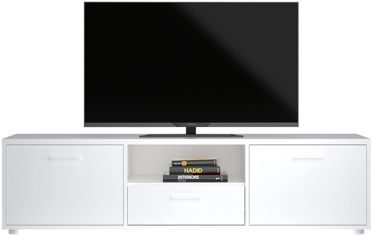 Giga Living Tv-meubel Media - Wit - 150x40x40cm