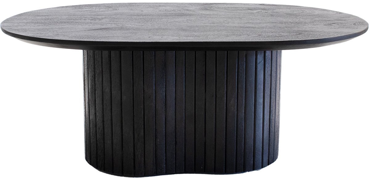 Giga Meubel Salontafel Ava - Ovaal - Mangohout - 90cm