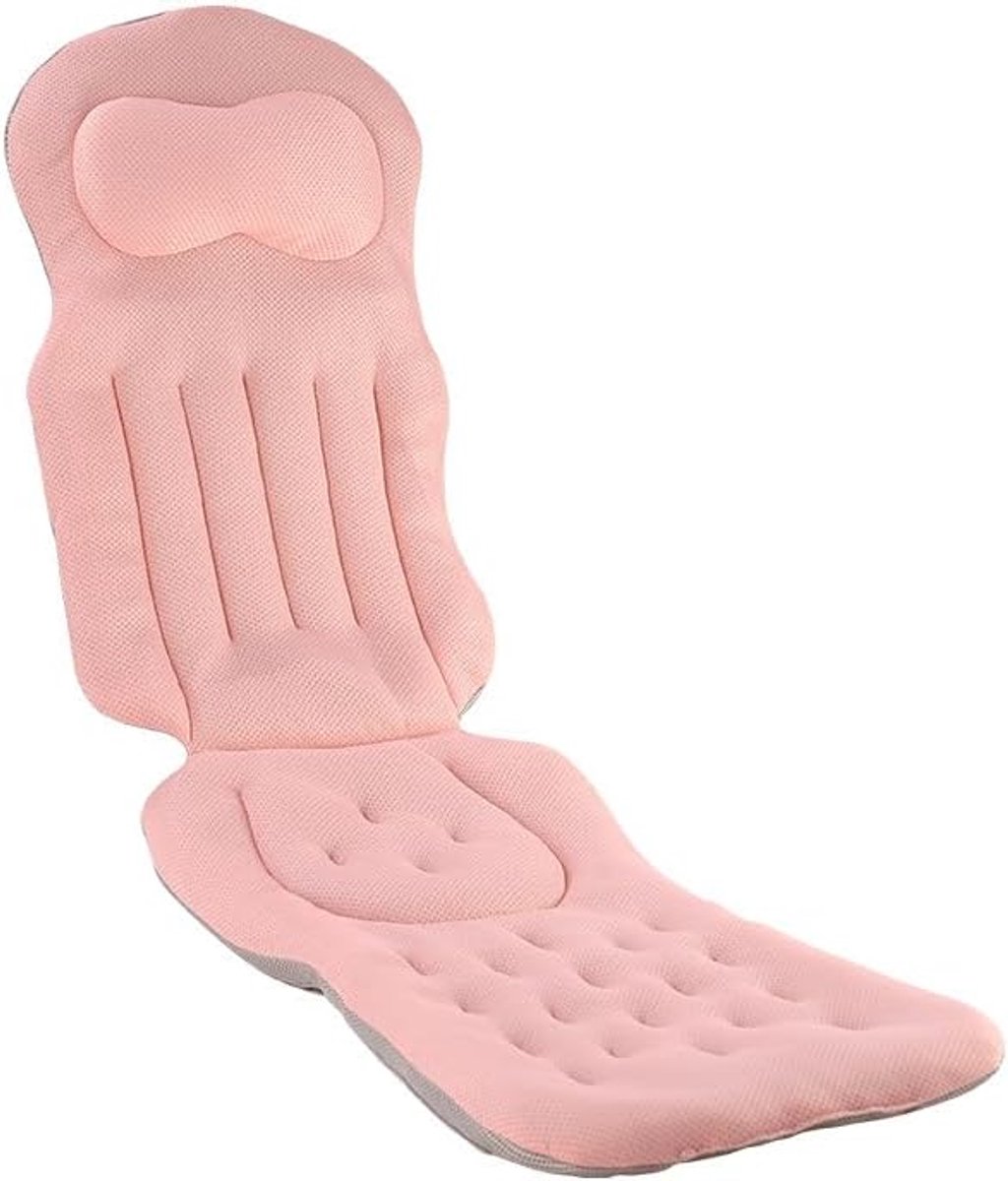 Badkussen antislip met zuignappen - ondersteunt hoofd, nek en rug - ideaal voor ontspanning in bad - ShopVlot