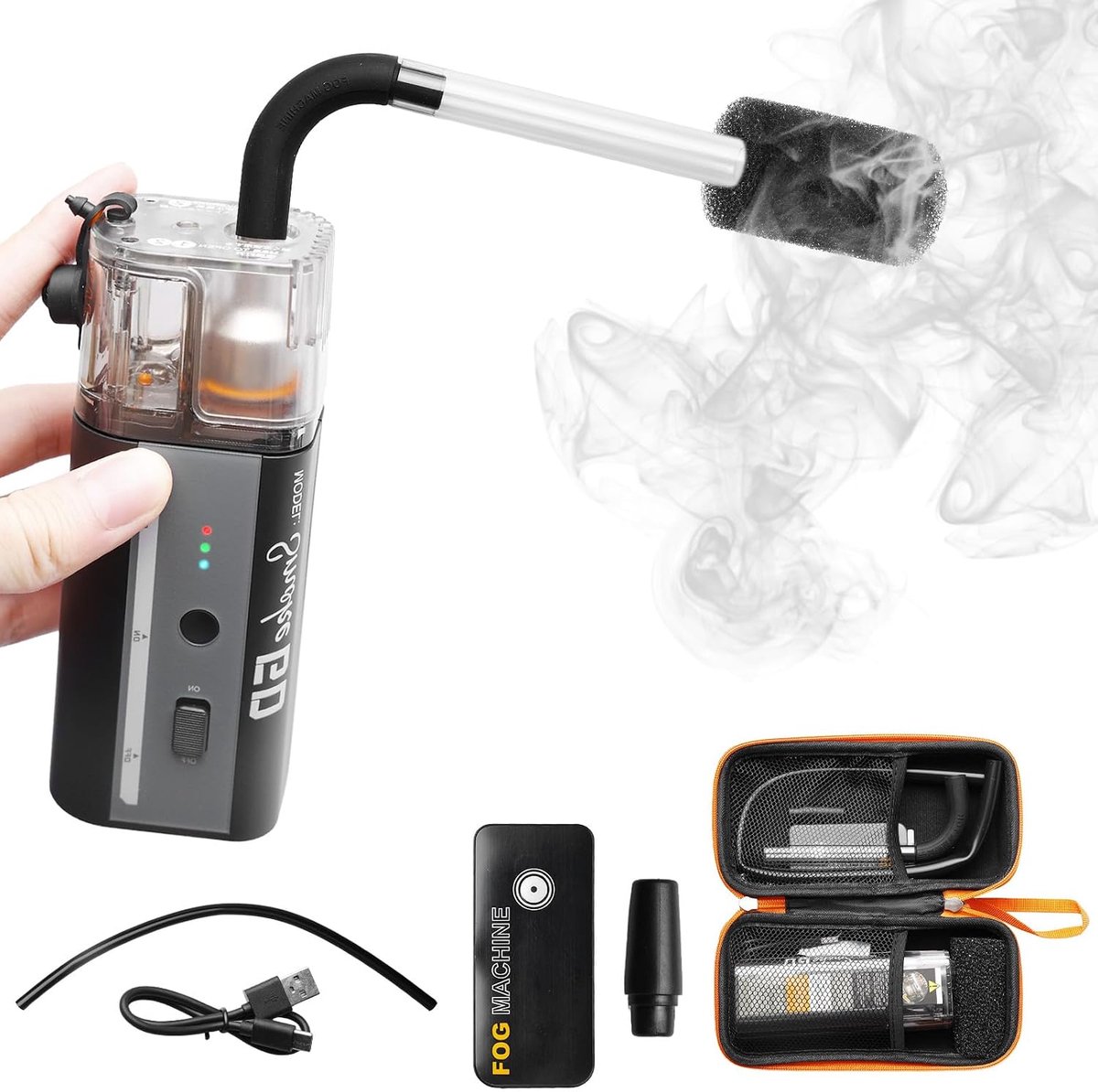 Mini rookmachine 20ml - Draagbare fog machine - 10m draadloze afstandsbediening - Ideaal voor fotografie en evenementen - ShopVlot