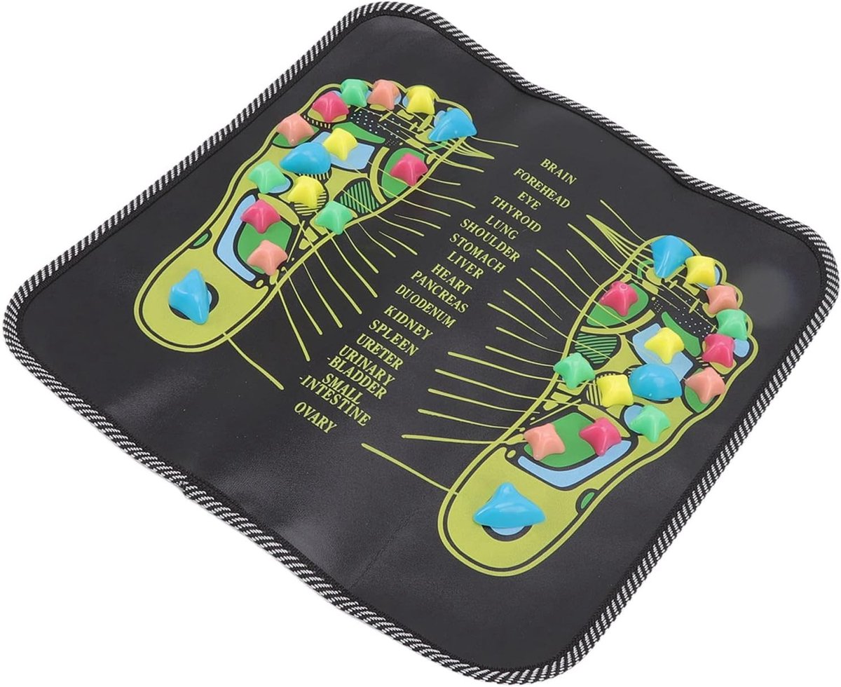Acupressure mat 35 x 35 cm - verlichte voetmassage mat - aanpasbaar design - ultieme ontspanning - ShopVlot
