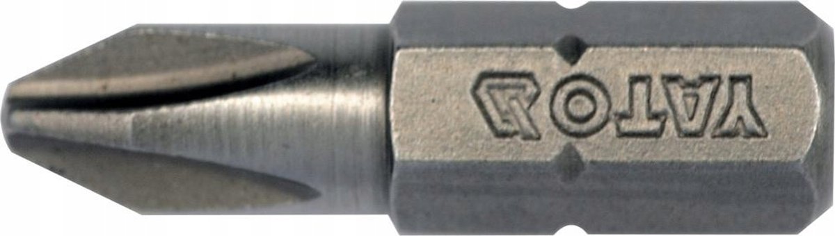 Yato PH2 Bits 1/4" x 25mm, 10 Stuks - Hoge Kwaliteit Staal S2