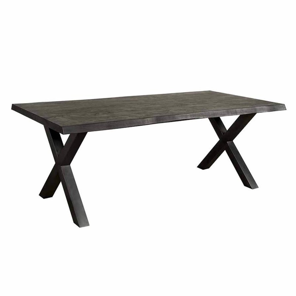 Tower Living Eettafel Xara - Rechthoek Zwart Hout - 260x100x78cm