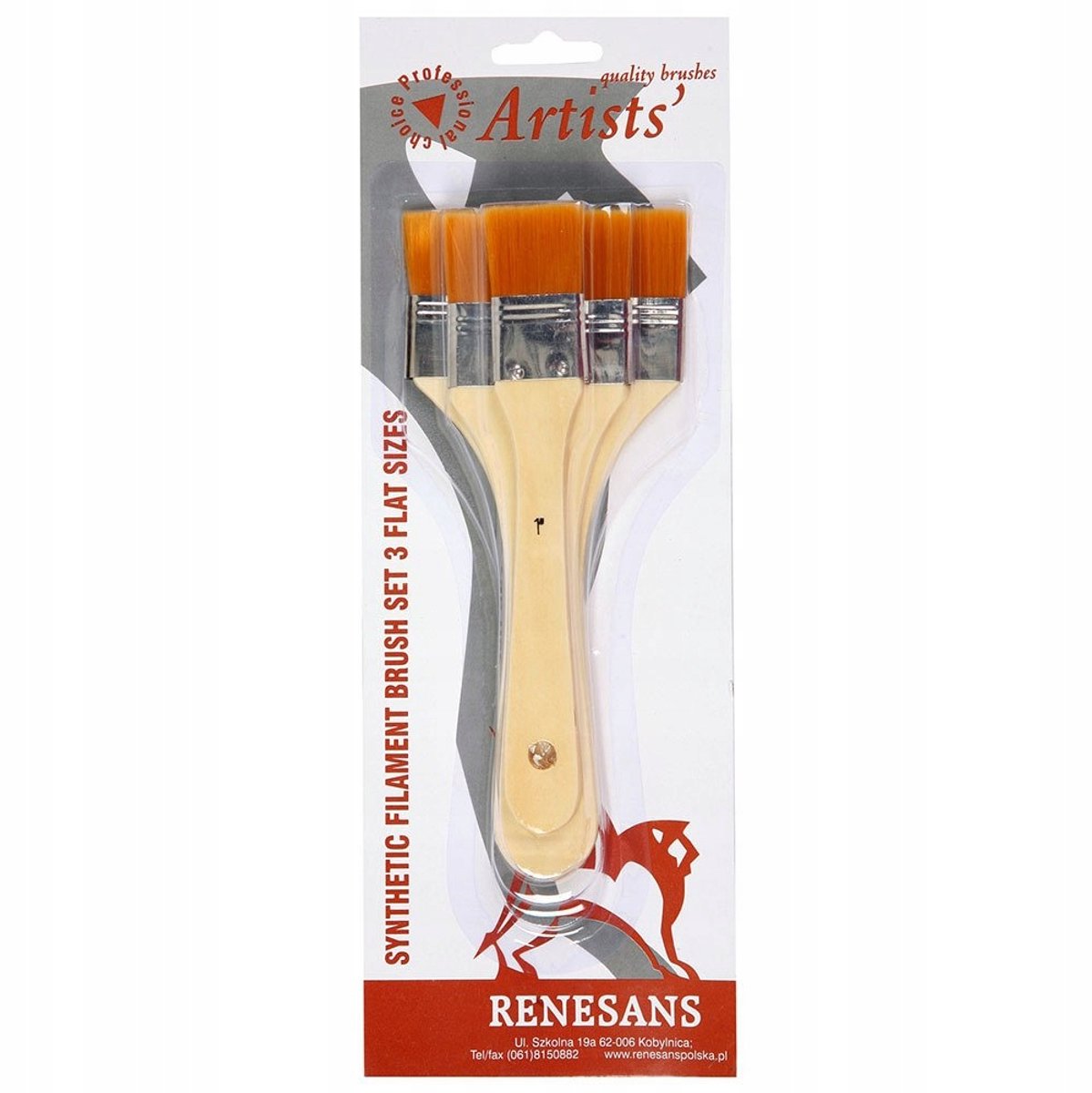 Renesans Professionele Schilderkwasten Set 3 stuks
