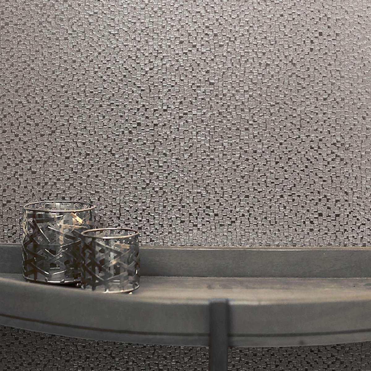 Arthouse 294201 Mineral Foil behang collectie illusions, zilver, 10,05 x 0,53 m