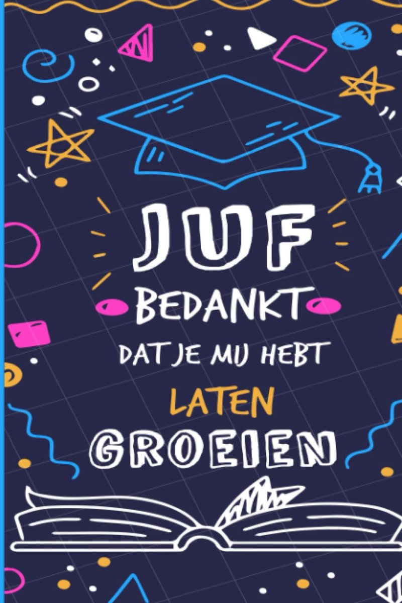 Notitieboekje voor juf - 120 pagina's - Bedankt voor je steun - Perfect afscheidscadeau - ShopVlot