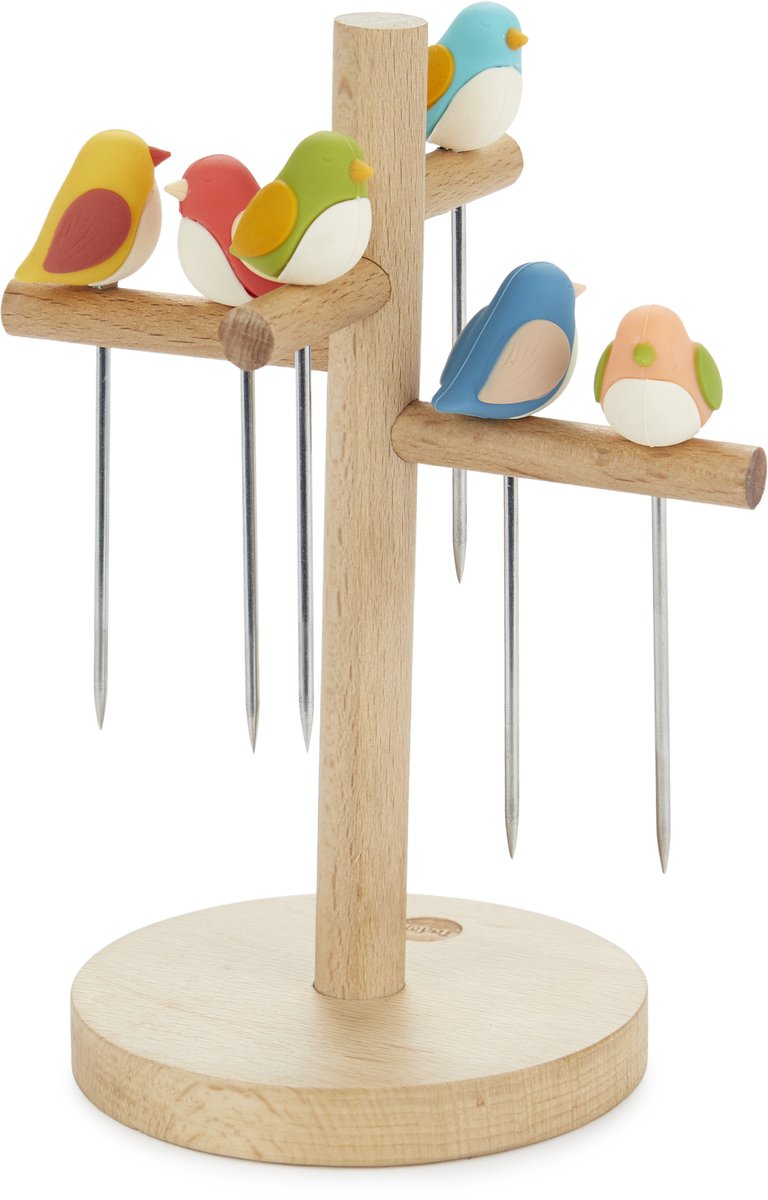 Balvi Aperitief Vorkjes Vogels x6