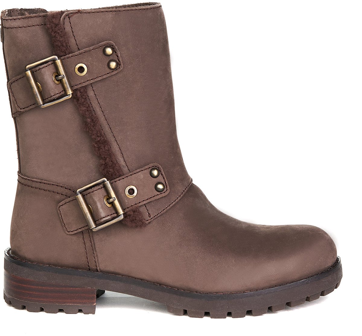Ugg Niels/stt Laarzen Natuurlijk leer met bont doordrenkt 36 Bruin