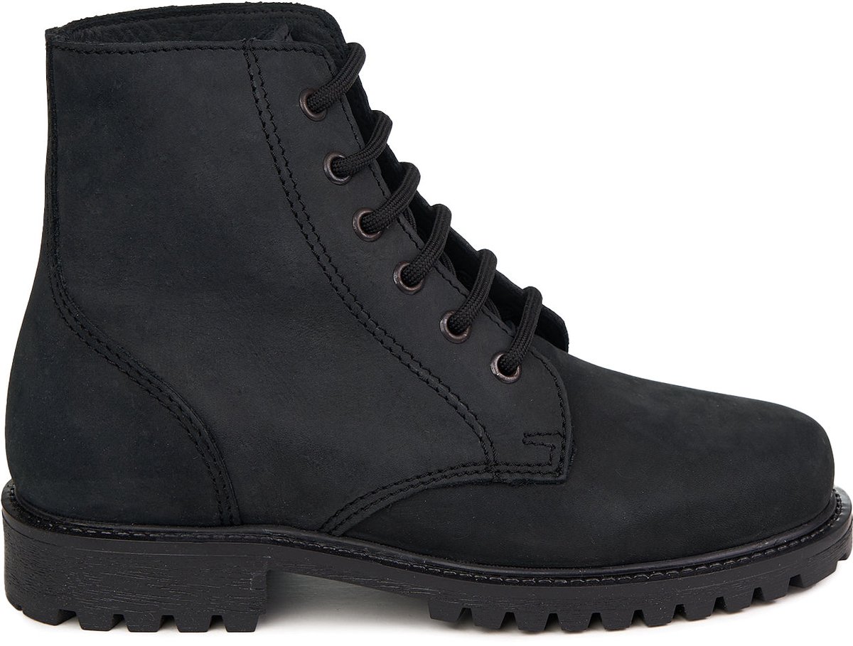 Dechase dameslaarzen natuurlijk leer Keff Oil Nubuck 36 Zwart