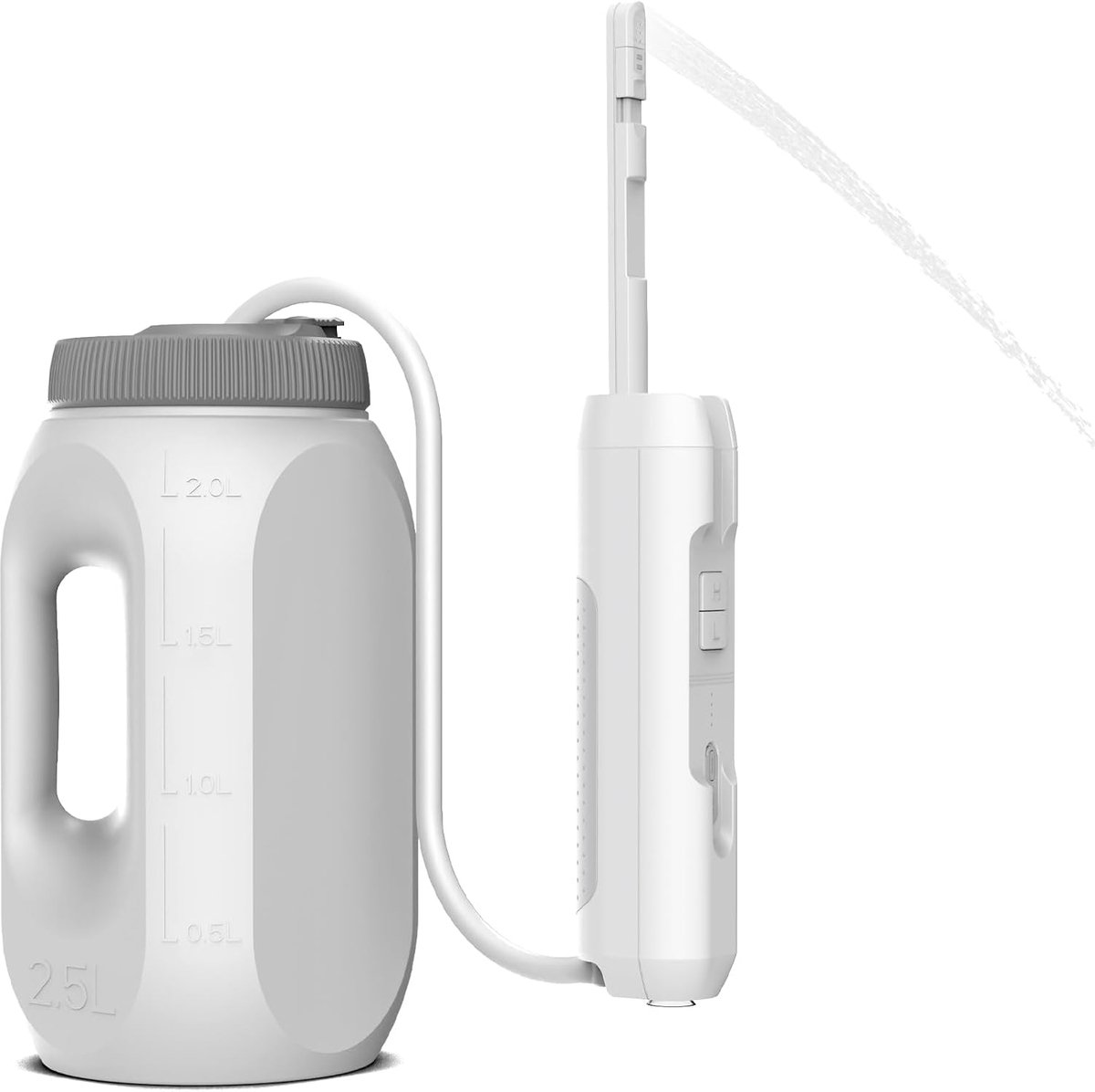 Mobiele bidet 2.5 liter - draagbare handdouche - 180° telescopische kop - optimale reiniging en comfort - ShopVlot