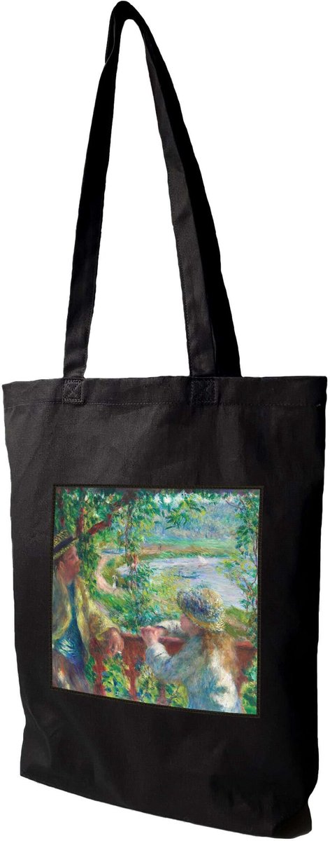 Shopper Tas met Opdruk 'Dichtbij het Meer' - Canvas