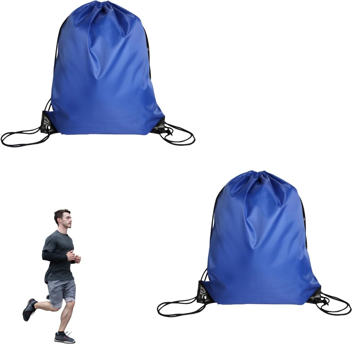 Sports Bags Set van 2 - Lichtgewicht en Robuust - Trekkoord - Ideaal voor Sport en Reizen - ShopVlot