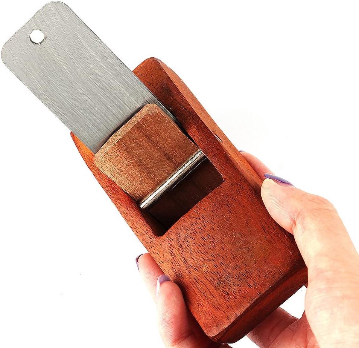 Houtbewerking Handplaner - Mini formaat - Hoogwaardig hout - Ideaal voor precisiewerk - ShopVlot