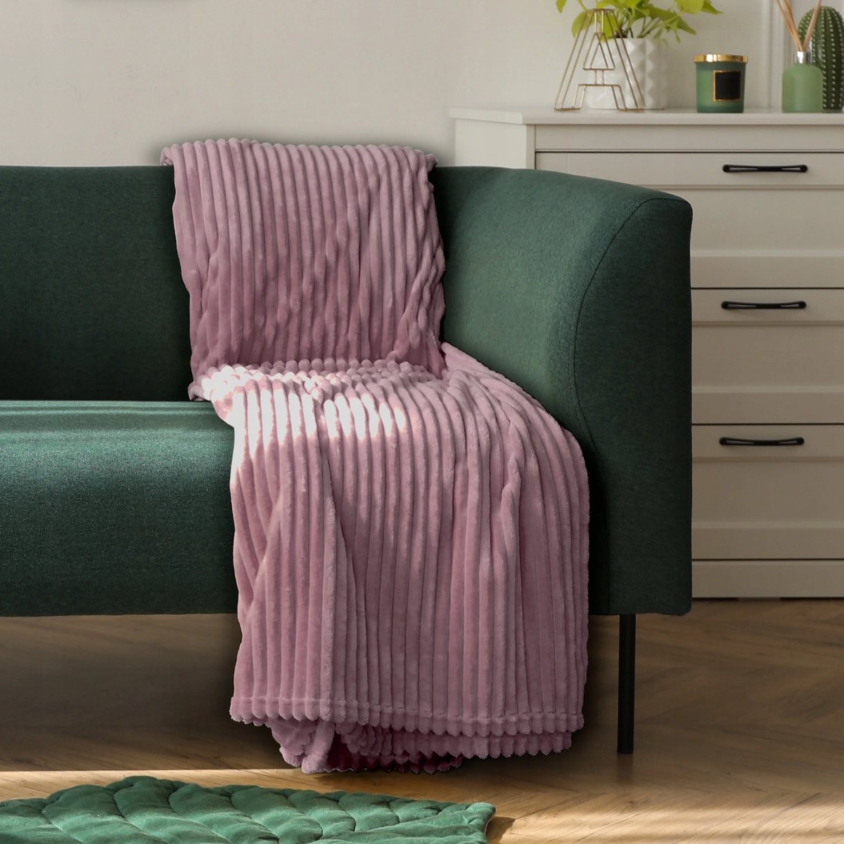 Zacht Pluche Dekbed 200x220 cm - Zachte Roze Kleur