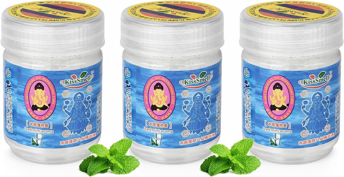 Herbal inhaler 3pcs - natuurlijke aroma - verfrissend - 100% natuurlijk - ShopVlot
