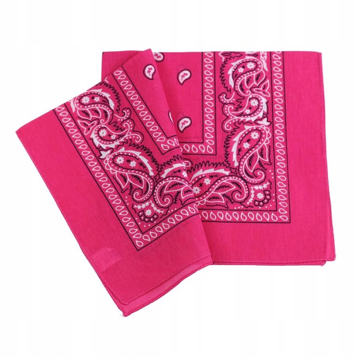 Bandana Sjaal Fuchsia Roze - 100% Katoen, unisex