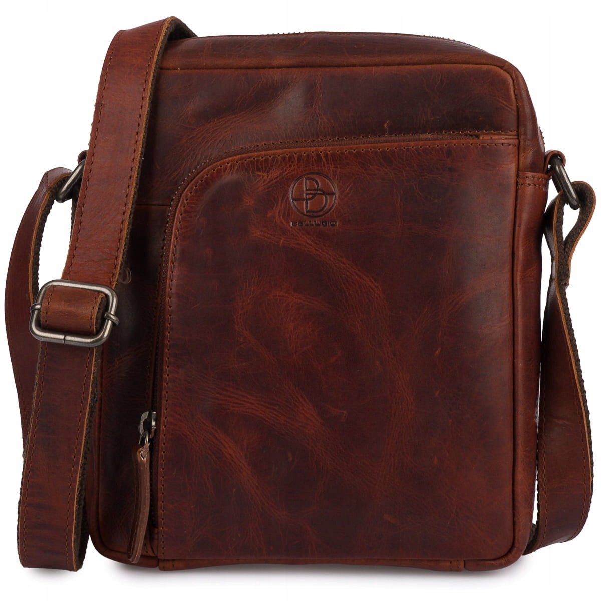 Bellugio AMADEO V leren tas cognac - Stijlvol en praktisch