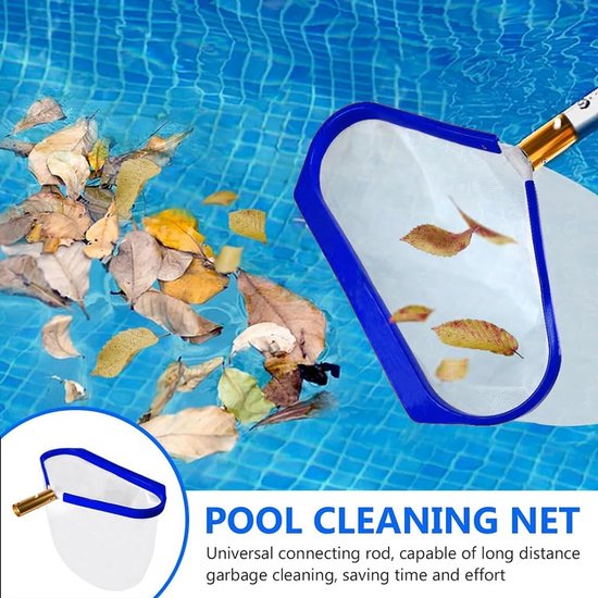 Pool Landing Net 2,25 m verstelbare steel - aluminium frame - fijne maas voor efficiënte poolreiniging - ShopVlot — afbeelding 3
