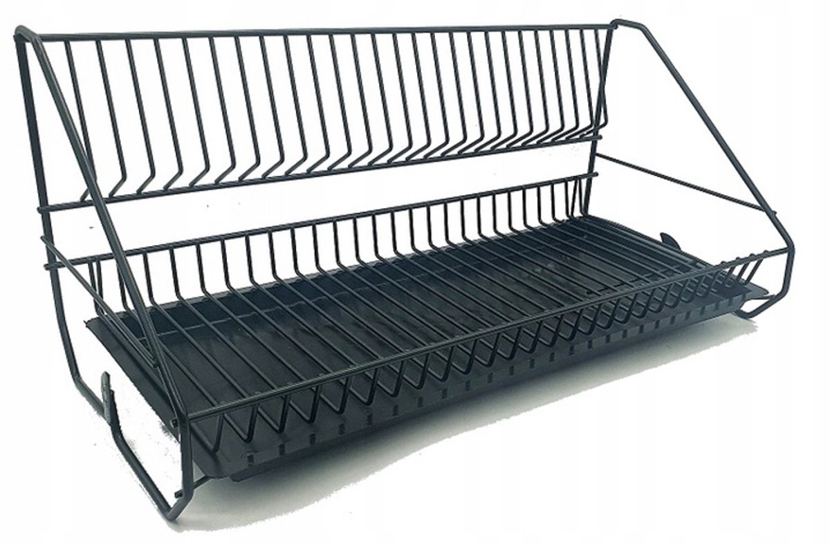 Merkloze Keuken Organizer: Afdruiprek & Ophangbaar - Zilver