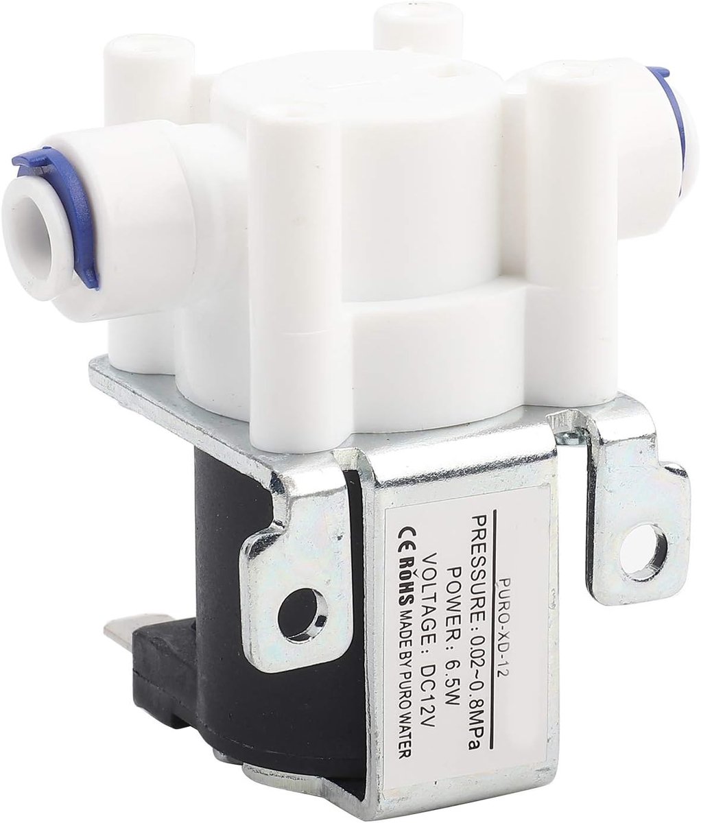 1pc DC 12V Water Electric Solenoid Magnetic Purifier Valve Quick Coupler for Normal Close - ShopVlot