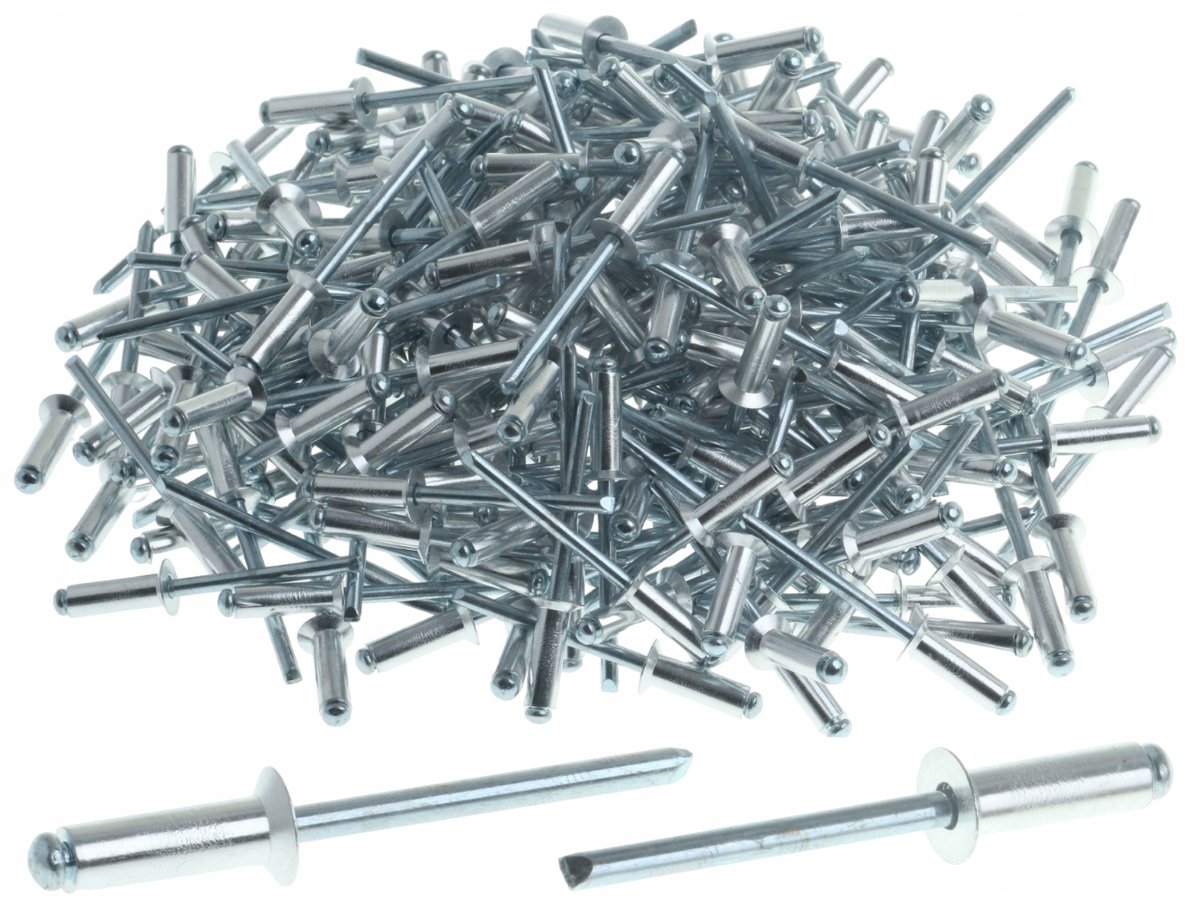 Verzonken blindklinknagels ALU/STAAL 3,2x10mm - 1000 stuks