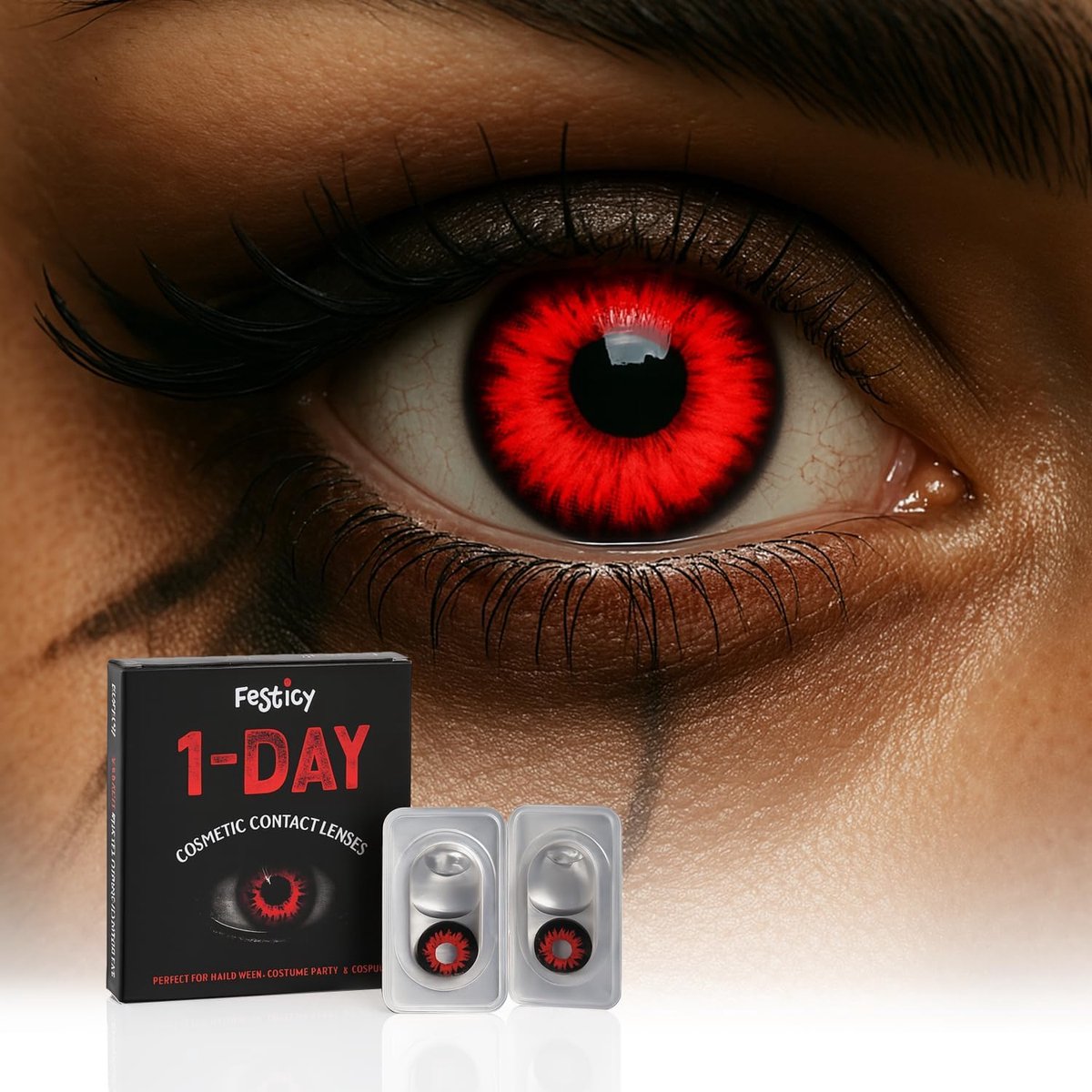 Festicy Contact Lenses - Coloured Non-Prescription Contact Lenses - ShopVlot