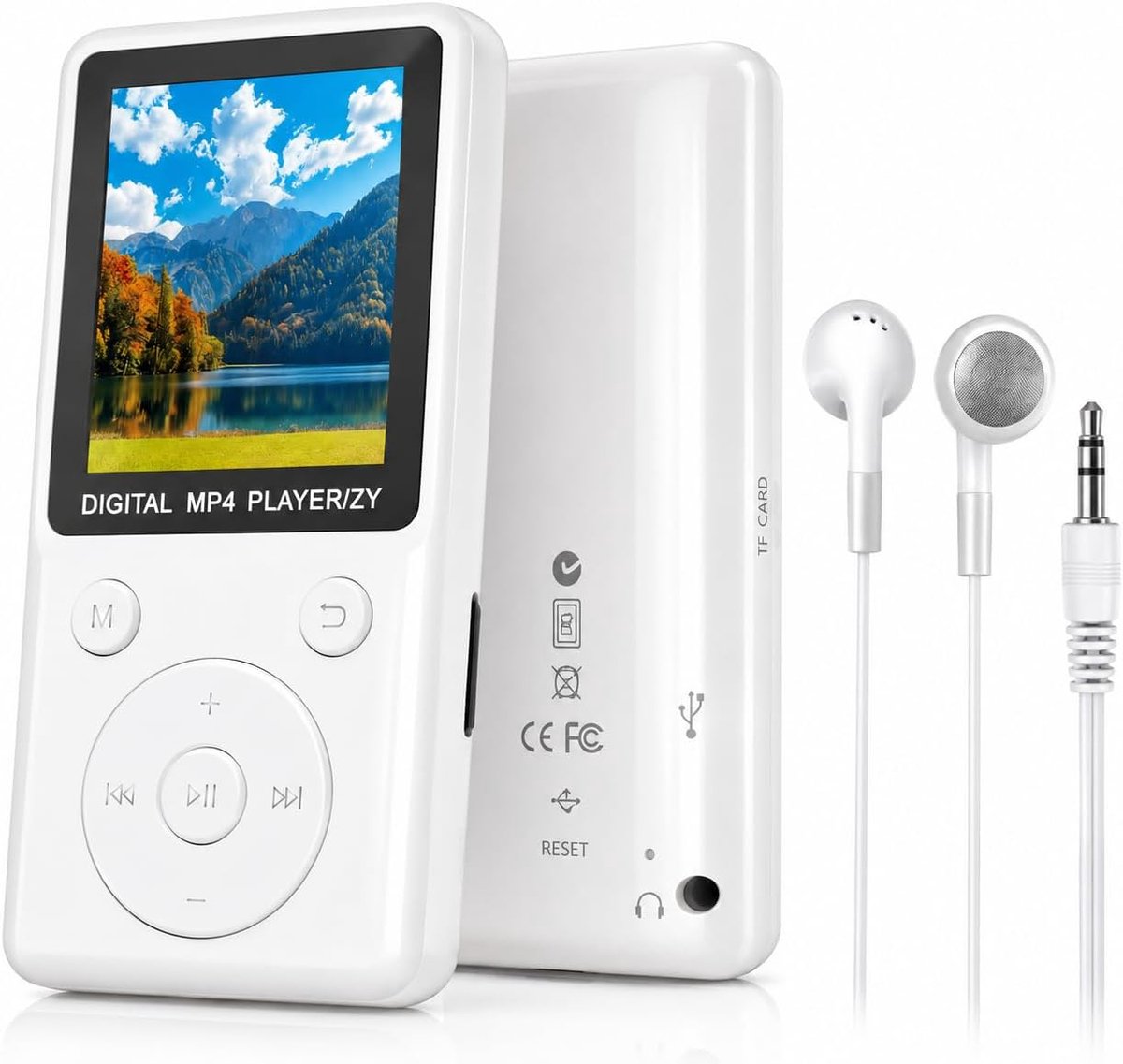 MP3-speler, Bluetooth 5.3, 32 GB, met geïntegreerde luidspreker, draagbare hifi-speler, zonder verlies, 70 uur - ShopVlot