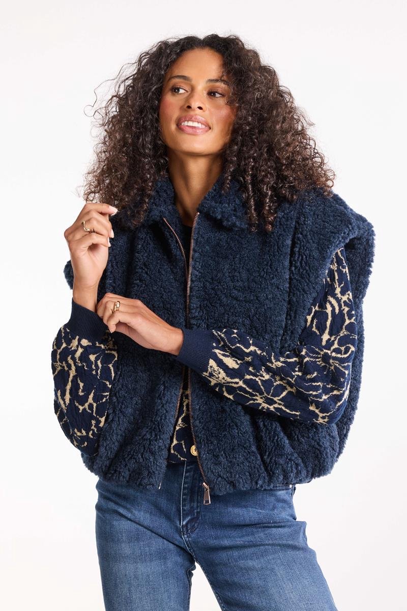 DIDI Dames Gilet Ease Dark blue maat 44