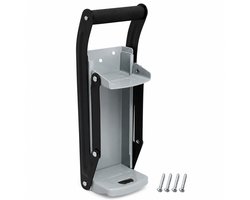 Blikjespers - Aluminium Blikjesverpletteraar - Can Crusher met Wandmontage - Ruimtebesparend - Metalen Blikpers - Grijs