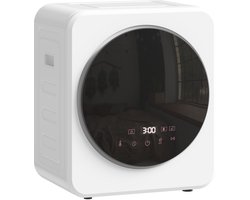 Sogiol® Mini Wasdroger - 2,5 kg - LED display - 800W - voorlader, tot 60℃ - stapelbaar/wandmontage/vrijstaand - timer - voor thuisgebruik - wit