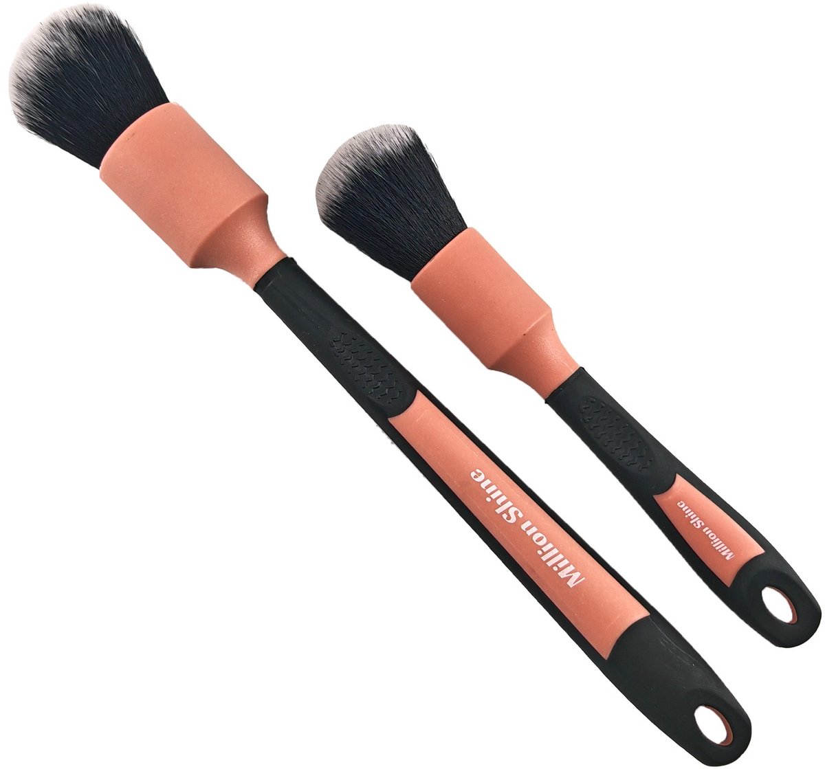 MillionShine Interior Detail Brush set - 2st. - interieur kwasten set - schoonmaak - cleaning - rose gold - special edition