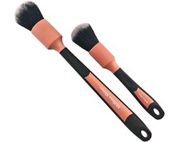 MillionShine Interior Detail Brush set - 2st. - interieur kwasten set - schoonmaak - cleaning - rose gold - special edition