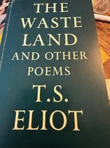 Boek "The Waste Land and Other Poems" van T.S. Eliot, met donkergroene kaft.