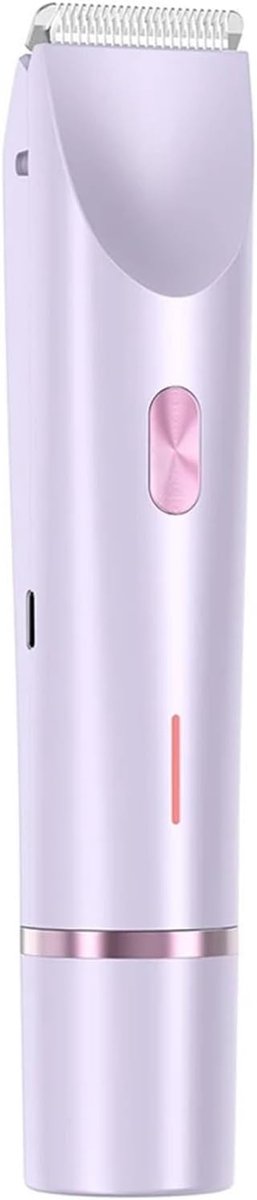 2-in-1 Haartrimmer - Dames - Scheerapparaat voor Dames - Haartrimmer voor Dames - Scheerapparaat voor Dames - Ontharingsapparaat - Paars