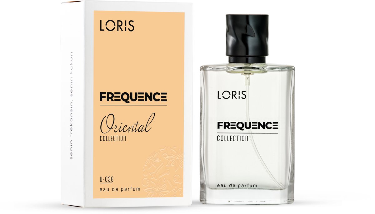 Loris Parfum - Frequence Oriental - 036 Unisex - Unisexparfum met vanille en hazelnoten - 50 ml