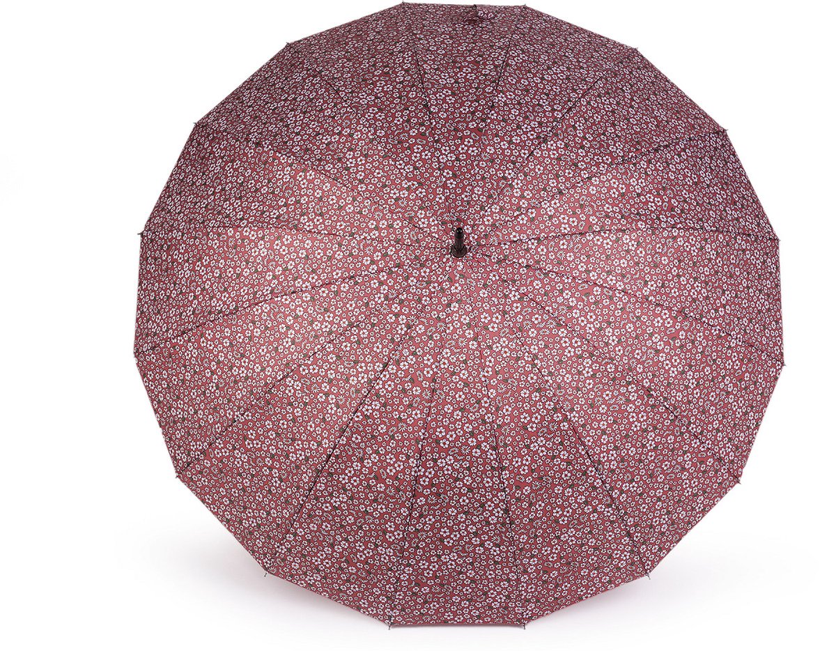Automatische Paraplu Dames - Licht Oud Rose, UV Bescherming