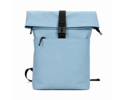 Rolltop Rugzak 20-30L - Waterafstotende Laptop Rugtas 15,6 Inch - Waterdichte Werkrugzak & Schooltas - Blauw