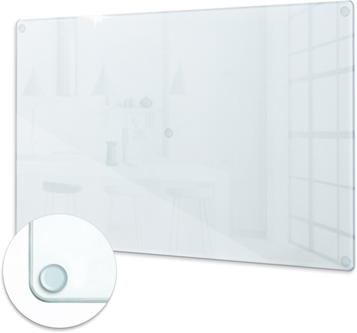 ArtPrintCave – Transparante Glazen Snijplank – 80x52 cm – Gehard Glas – Keukenplank – Bescherming van het werkblad