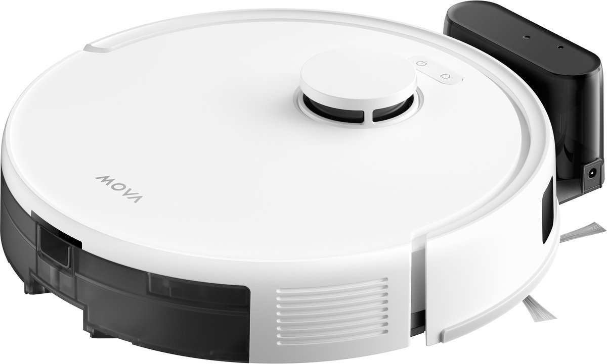 MOVA E20 Robotstofzuiger met Dweilfunctie - 5000 Pa Zuigkracht - LDS Lasernavigatie - App Bediening - 135 Min Accuduur