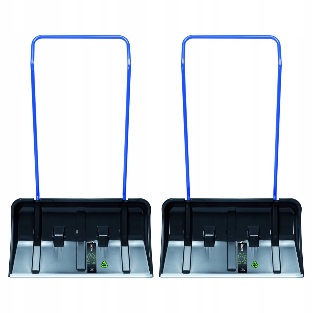 2x Sneeuwschuiver ARCTIC met wielen en aluminium rand