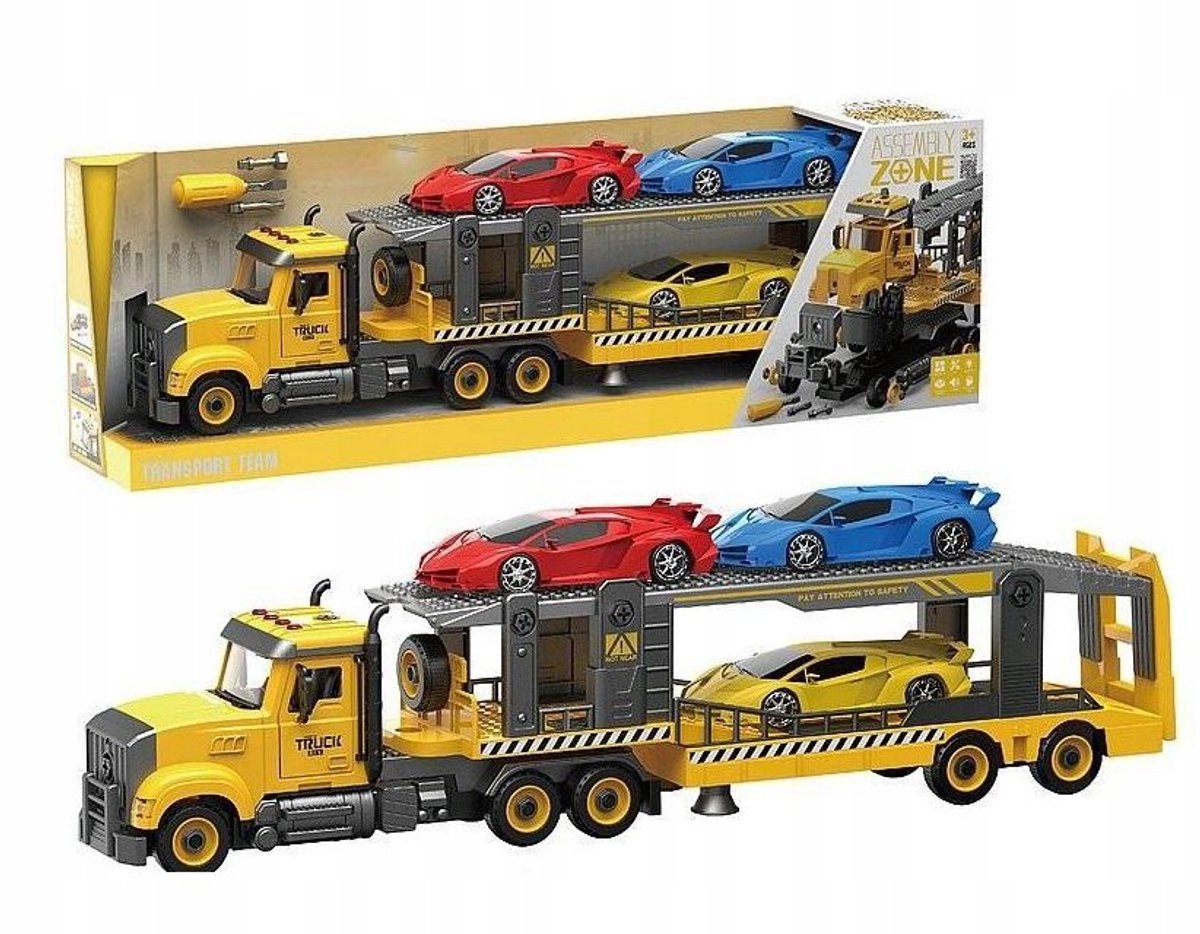 Speelgoed autotransporter met licht & geluid - Adar