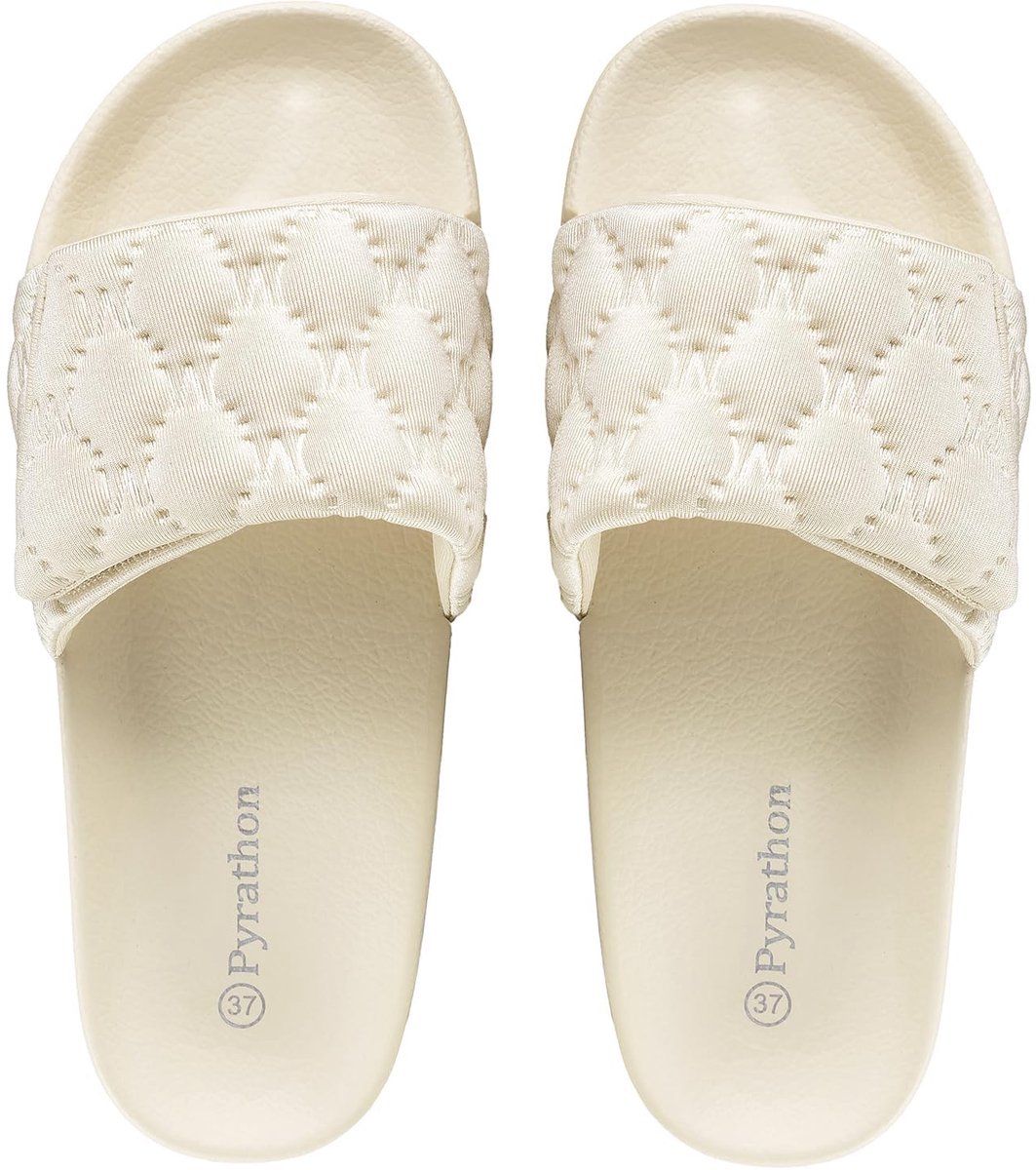 Pyrathon Badelatschen Damen Badeschuhe Leichte Arch Support Schlappen Hausschuhe Sommer Badeschlappe 36-41EU - ShopVlot