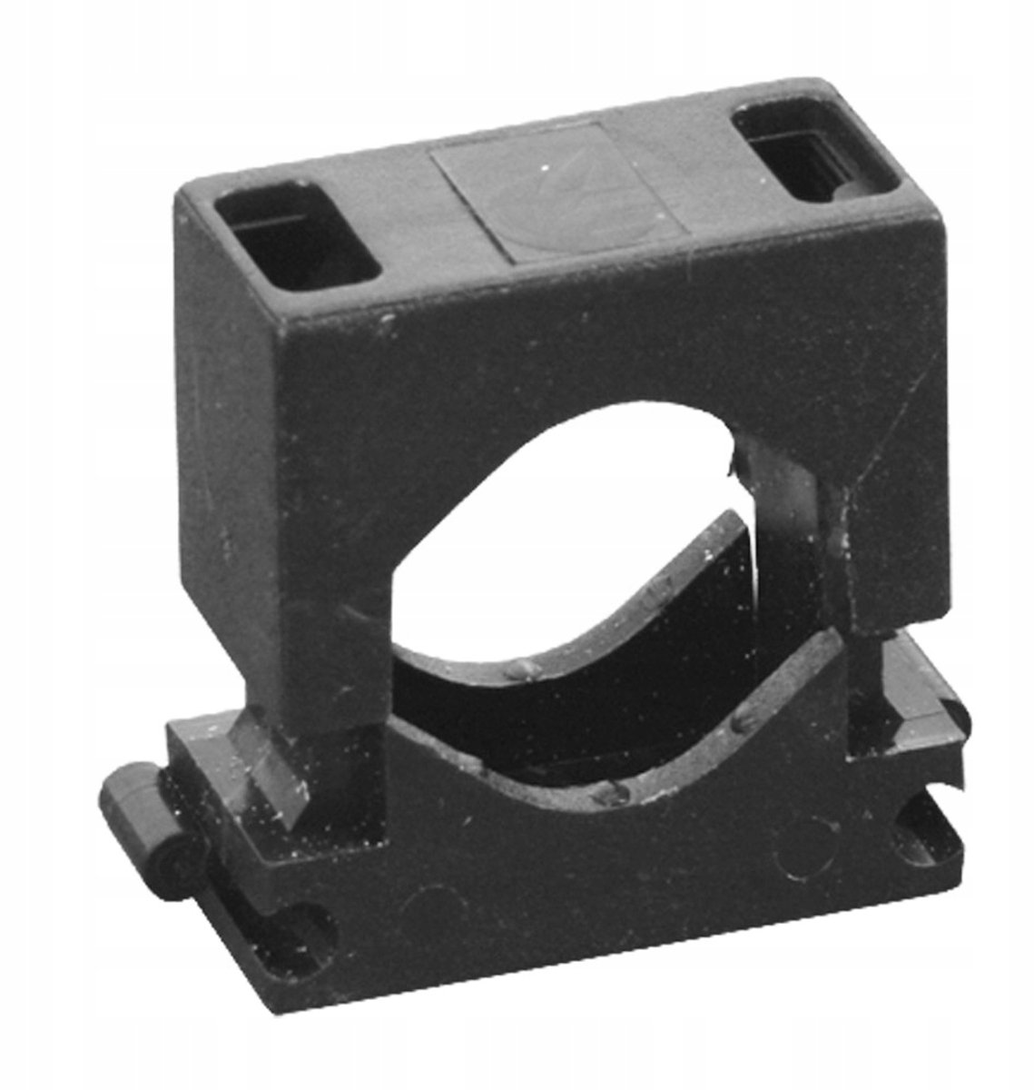 Zwarte kabelklemmen UM-24 Zwart 50 stuks
