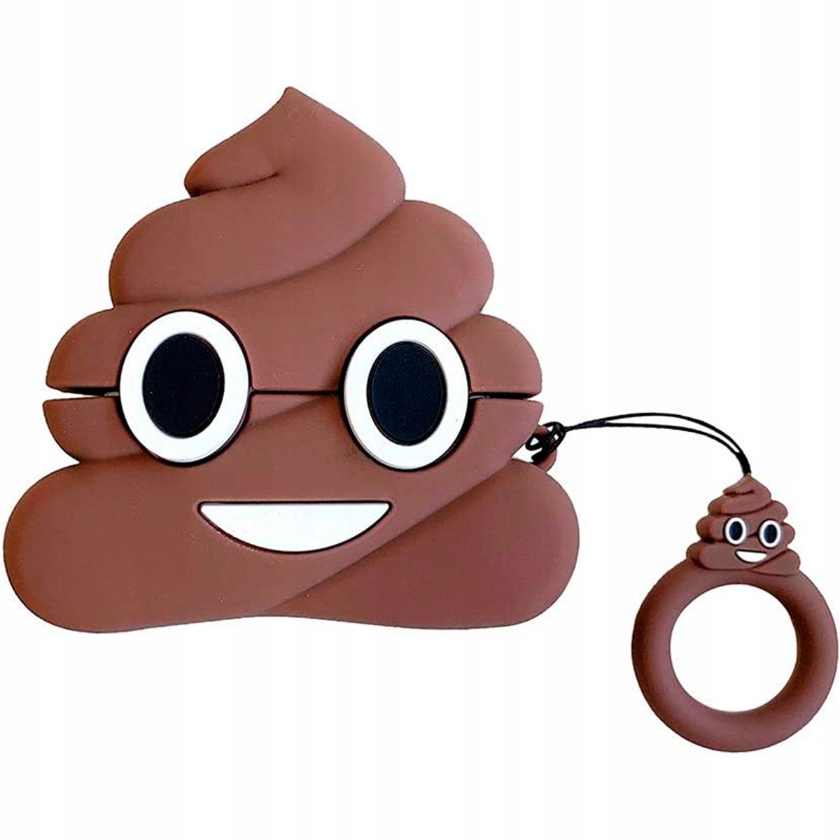 Hoesje voor AirPods 3/4 - 3D Siliconen met Emoticon Design