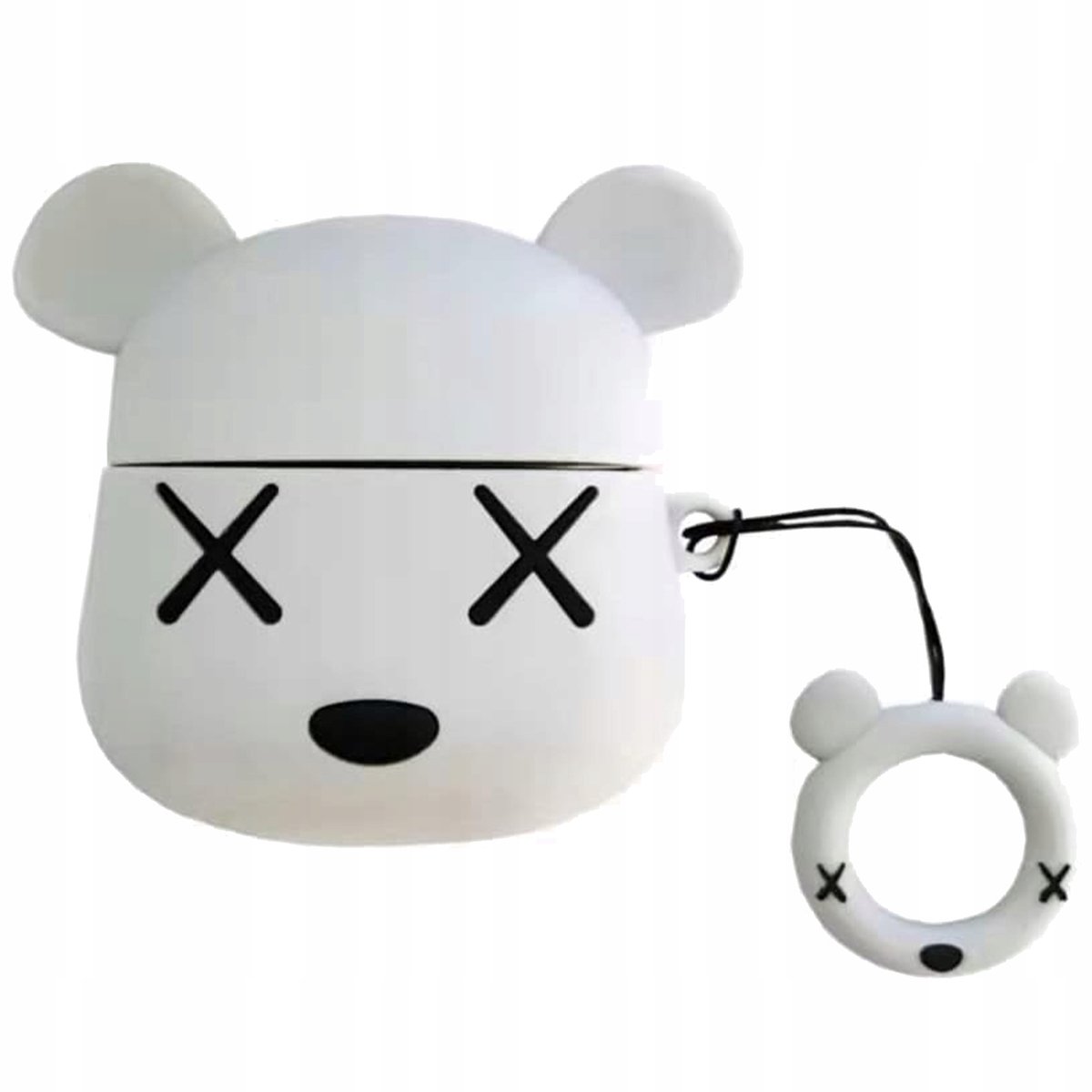 AirPods 3 Case - Siliconen Case met Muis Design - Grijs