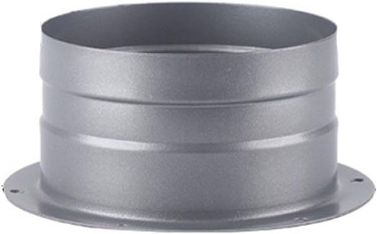 Pipe Reducer, 200mm Metal Wall Air Pipe Hose Flange Adapter Flange Vent Pipe Fitting Channel Tube Pipe Adapter - ShopVlot