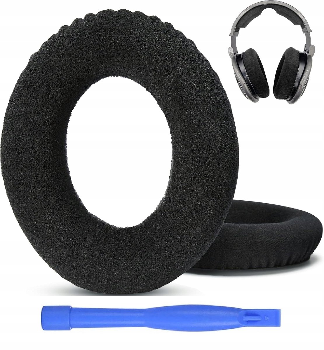Oorkussens voor Sennheiser HD545 HD565 HD600 HD650 HD580 - Zwart