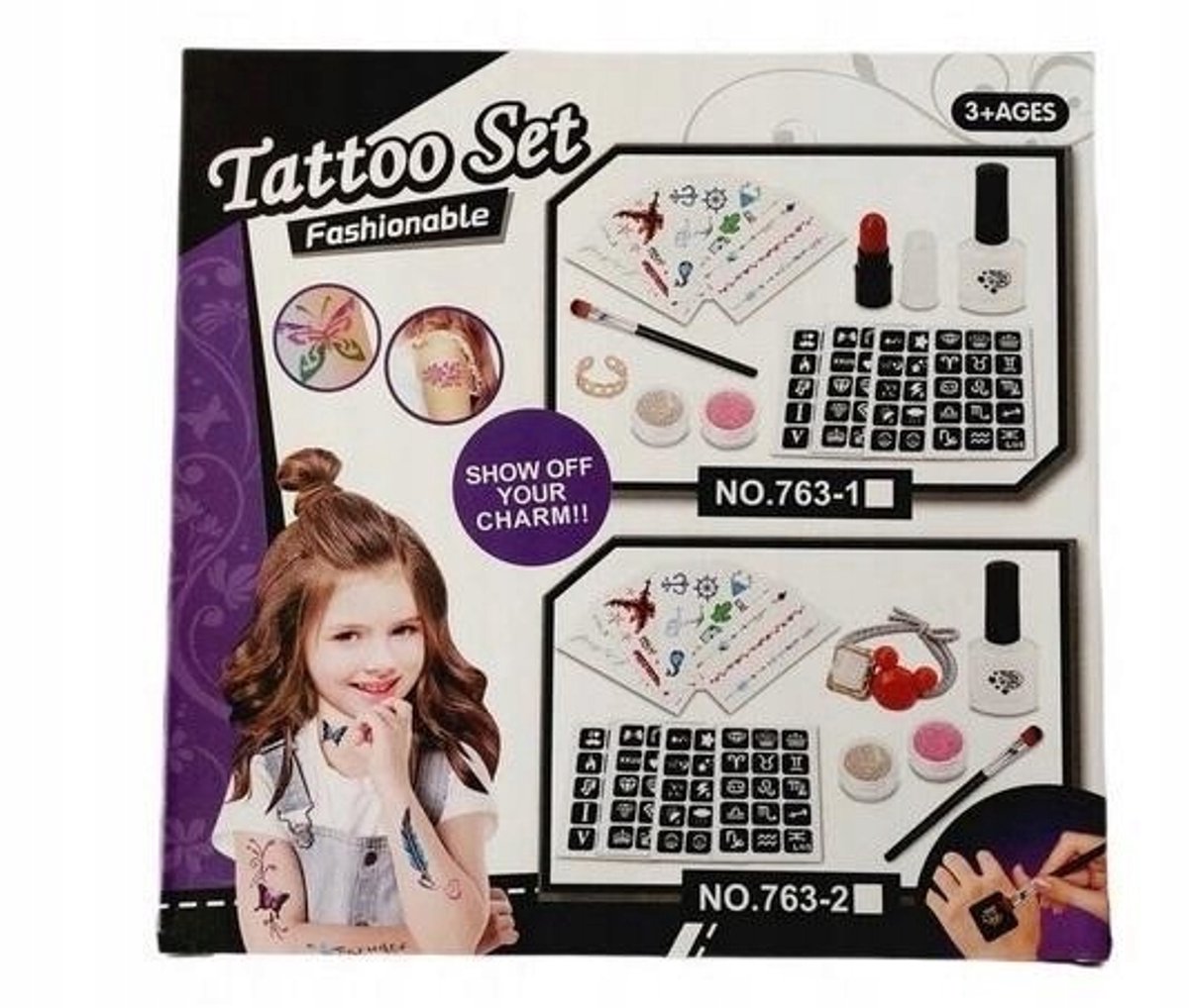 Creatieve Tattoo Set voor Kinderen - Knutselen en Plezier