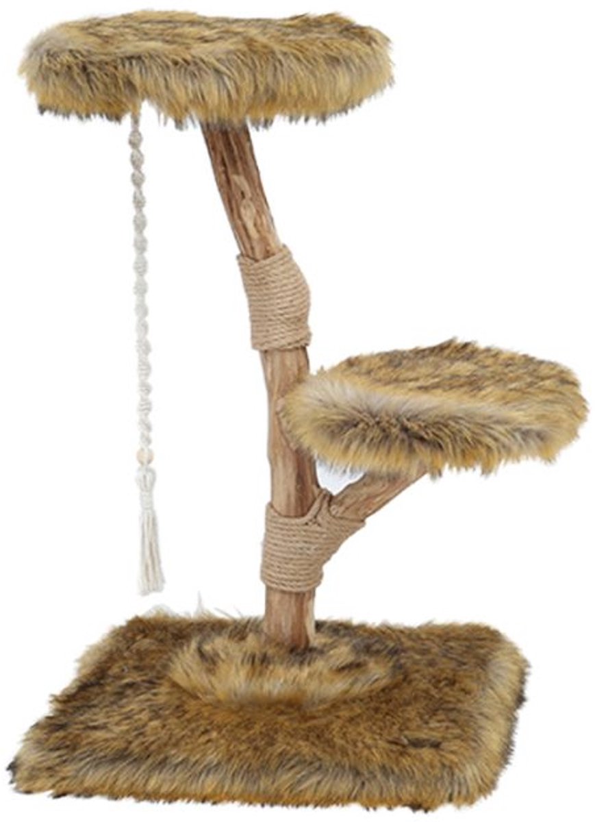 Boon Klimboom Prunus 85 cm Grizzly Brown + Jelka Matatabi Startpakket