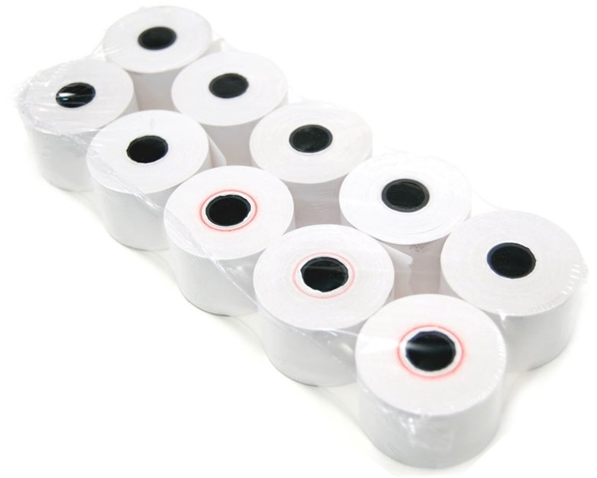 Thermische bonnenrollen 28 mm x 20 m - 10 stuks